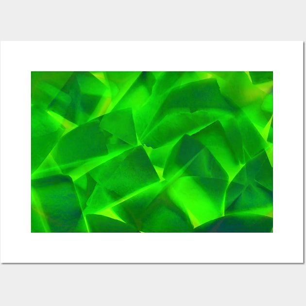 Green crystal stones Wall Art by mavicfe